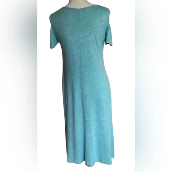 Soft Surroundings NWT Destin Cold Shoulder Knit Midi Dress Size PM - Picture 8 of 12